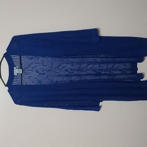 Blue lightweight cardigan